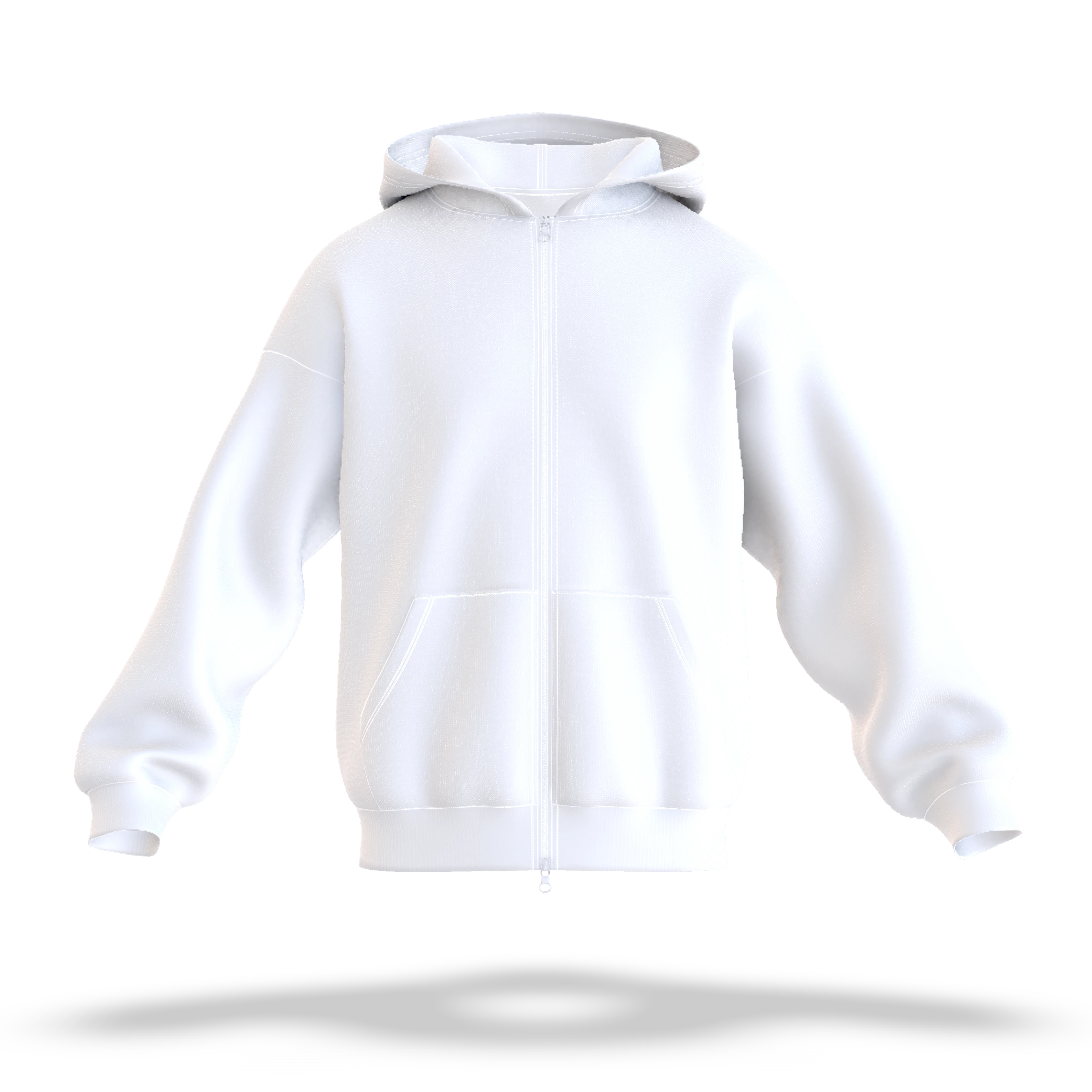Zip hoodie mockup
